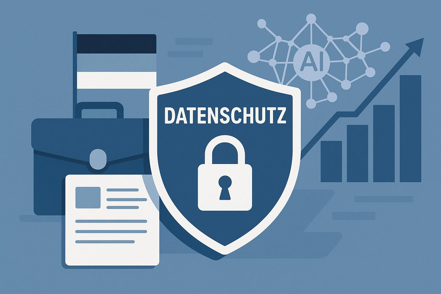 Symbolbild zu steigenden Datenschutzbeschwerden durch KI-Chatbots und digitale Behördenprozesse