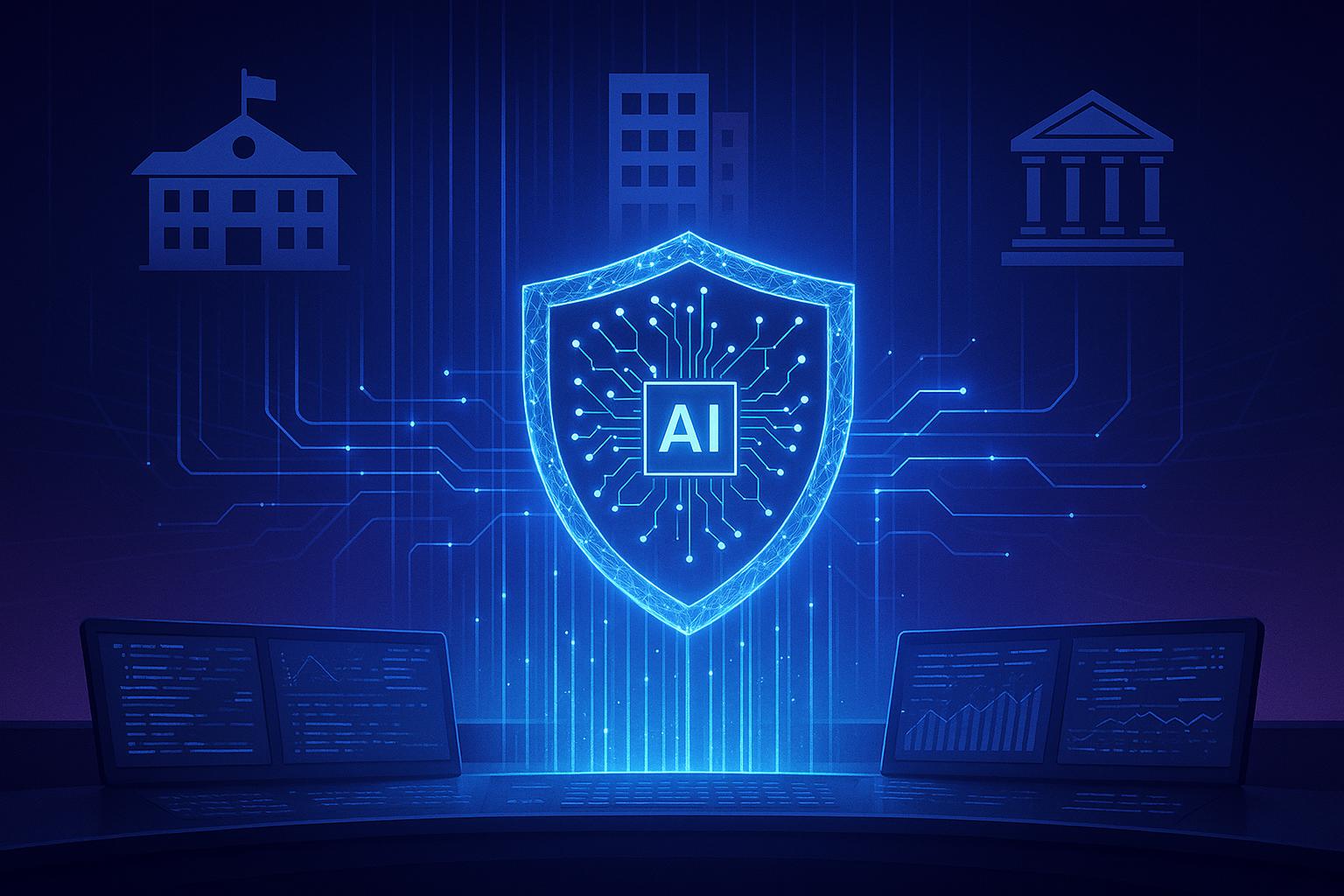 Symbolbild zu starker KI, Regulierung, Sicherheit und Vorbereitung von Unternehmen, Behörden und Bildung