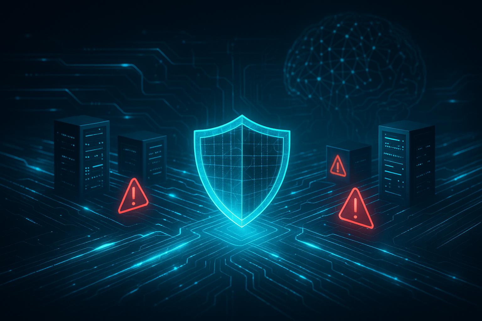 Symbolbild zu Cyber-KI, Sicherheitslücken, kritischer Infrastruktur und digitaler IT-Sicherheit