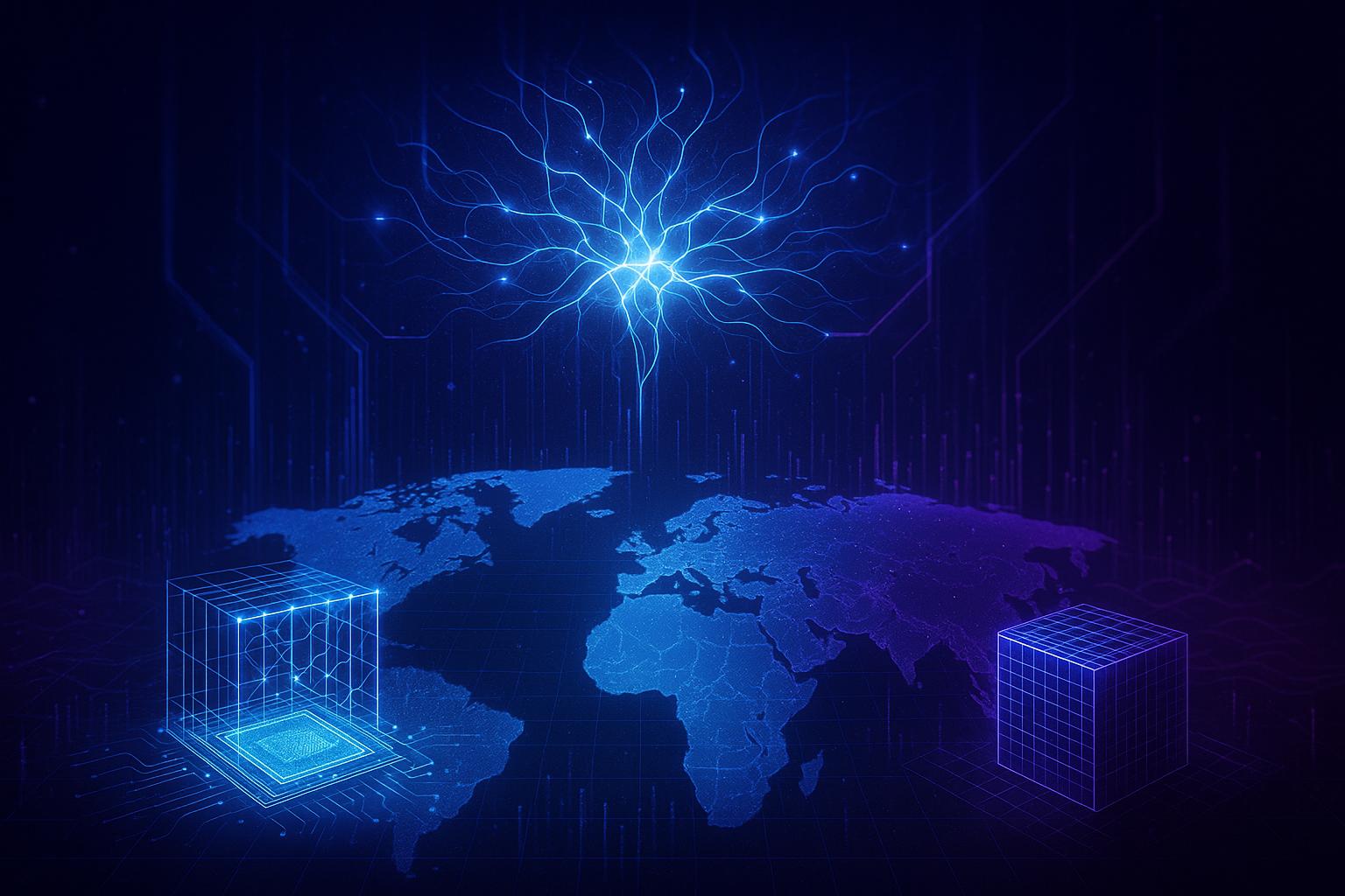 Symbolbild zu DeepSeek V4, offenen KI-Modellen und dem globalen Wettbewerb im KI-Markt
