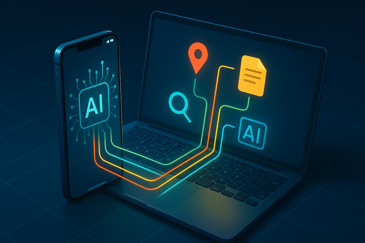 Symbolbild zur stärkeren Integration von Google Gemini in Suche, Karten, Dokumente und mobile Anwendungen