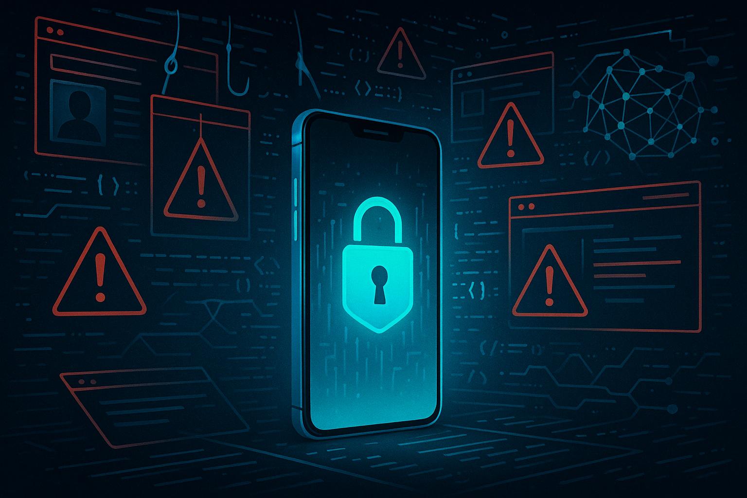Symbolbild zu Google KI-Betrug, Phishing-Webseiten und digitaler Cybersecurity